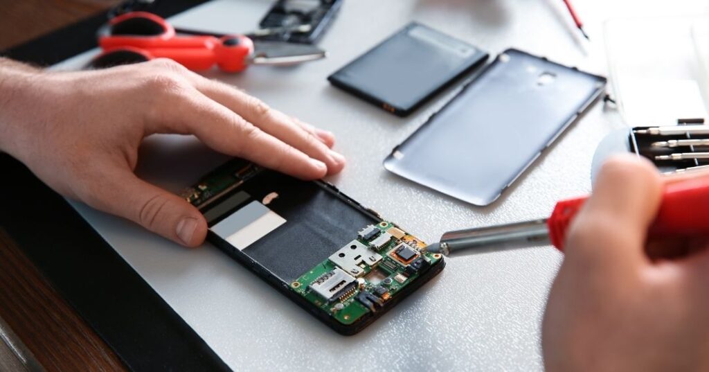 troca de peças e correções de celulares em Jundiaí